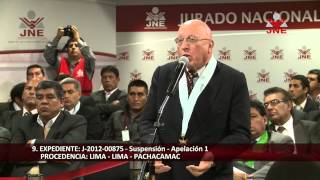 27/08/12 Audiencia Pública HD - Jurado Nacional de Elecciones