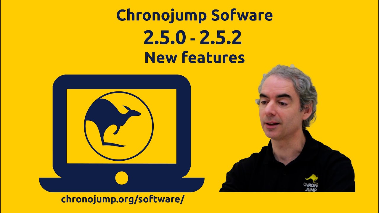 Chronojump Software 2.5.0 -2.5.2 NEW FEATURES