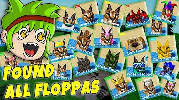 ALL 21 FLOPPA in FIND THE FLOPPA MORPHS BASIC MAP | Roblox SUPER CACTUS