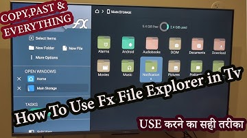 How To Use Fx File Explorer in Tv