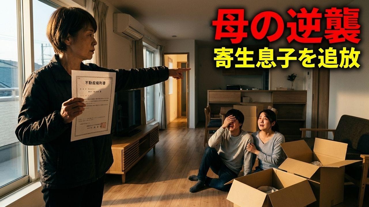 息子「母には不相応な家ｗ」家を奪う計画を知った母の衝撃の逆襲