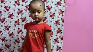 Celebrating Luci’s birthday 🎂॥ Cute Baby Tritiya’s funny video #funny #funnyvideo #viral #dailyvlog