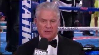 Jim Lampley (HBO Boxing Commentator) Emotional after Pacquiao VS Bradley 3