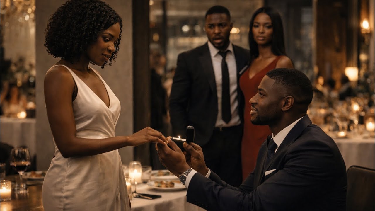 EX HUSBAND TOOK MISTRESS TO DINNER, ACCIDENTALLY SAW EX WIFE BEING PROPOSED TO BY A BILLIONAIRE 