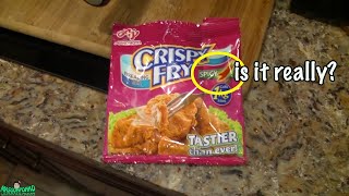 Ajinomoto Crispy Fry Spicy Breading Mix  Test Taste. Chicken Wings