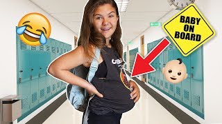 11 Year Old Caught Wearing Pregnancy Bump To School!! | Slyfox Family