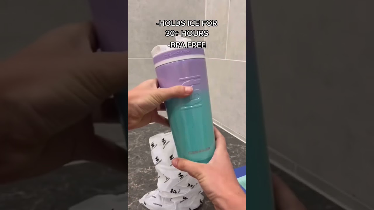 Level up your water bottle game and get an Ice Shaker 😎
