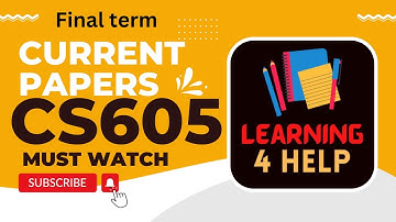 CS605 Current Paper Finalterm 2022