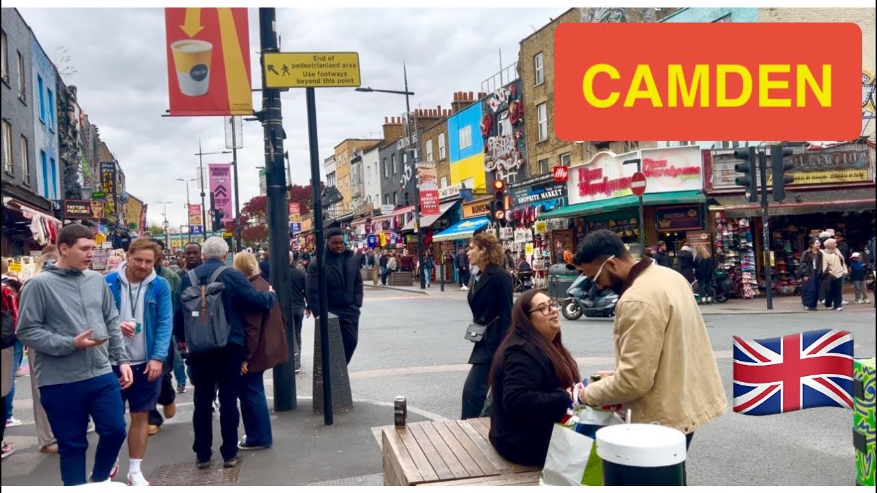 Camden Town London Mini City Walk ✨📌🇬🇧 4K 2025