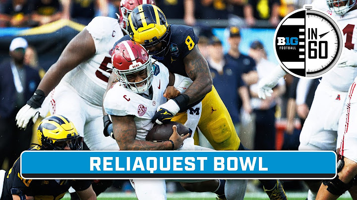 ReliaQuest Bowl: Michigan vs. Alabama | Jan. 1, 2025 | B1G Football in 60
