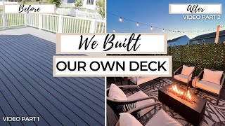 DIY DECK BUILD MAKEOVER (It's finally done!) | 16x28 ft Deck by Hunner's Designs 1,532 views 2 years ago 8 minutes, 23 seconds