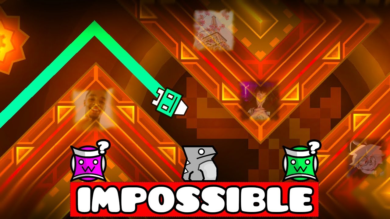 My Friends Tried to Beat an IMPOSSIBLE Geometry Dash Level… - YouTube