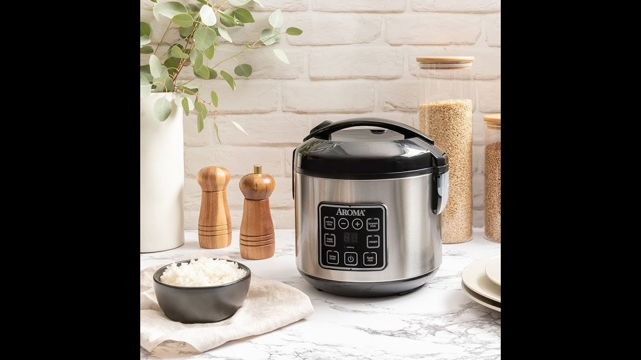 Aroma 8Cup Digital Rice & Grain Japanese Rice cooker YouTube
