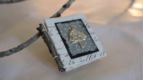 Mixed Media Art - Mini Twig Book Project