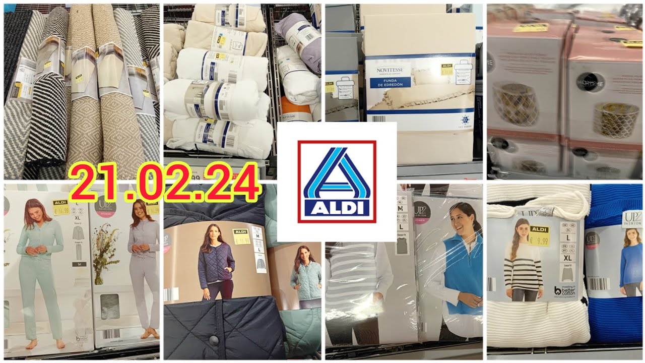 ALDI BAZAR ❤️ 🛒 ROPA PRIMAVERA, ROPA DE CAMA, ALFOMBRAS, PIJAMAS Y MÁS @Amunaysuscosas