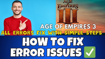 How to Fix Age of Empires 3 Errors /  Issues! | 2023 Windows 11 /10 {Easy Method}