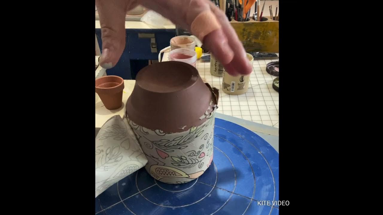 Applying a Newsprint Underglaze Transfer YouTube