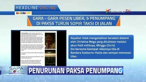 5 Penumpang Dipaksa Turun oleh Sopir Taksi