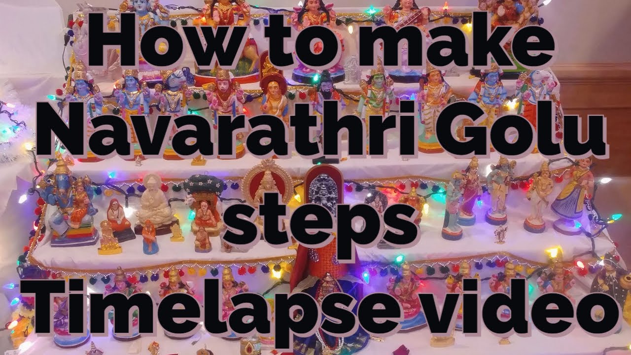 How to make Golu Padi/Steps at home Time Lapse golu golusteps 