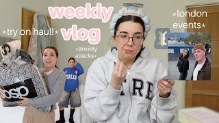 weekly vlog *try on hauls, mental health, influencer events and more!*