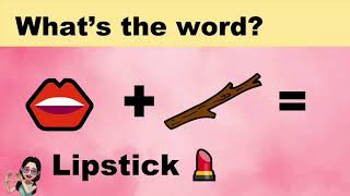 15 compound word riddles (emoji)