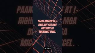 Paano Hanapin at I-Highlight ang Mga Duplicate sa Microsoft Excel.