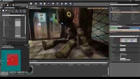 Sample Use of Dynamic Rain Material Volume (Unreal Engine)