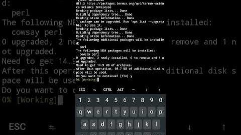 Termux use for fun ( check ip in cowsay style )