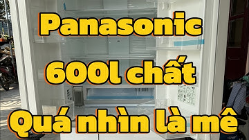 Tủ lạnh panasonic 600l mặt gương màu trắng ngọc trai sx 2022 hàng dùng lướt siêu đẹp.0974021992