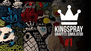 [ Kingspray Graffiti Simulator ] EP1: Multiplayer graffiti collaboration in virtual reality screenshot 4