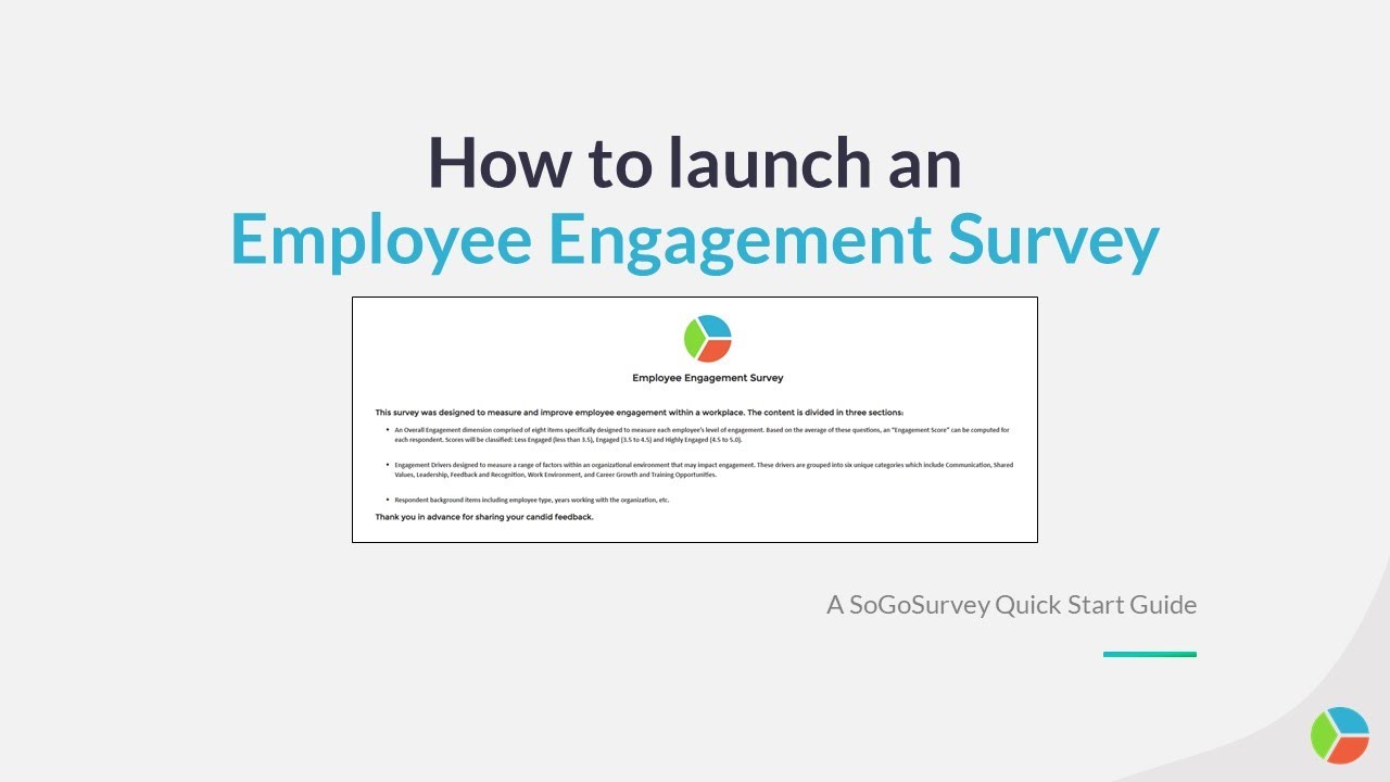 How to Launch an Employee Engagement Survey | Sogolytics (formerly ...