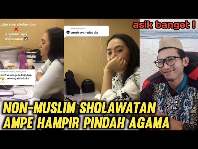KOCAK, NON-Muslim Sholawatan Hampir Pindah Agama | React Video Tiktok class=