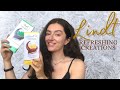 Lindt refreshing lemon and mint chocolate bars review - keeping chocolate in the fridge!