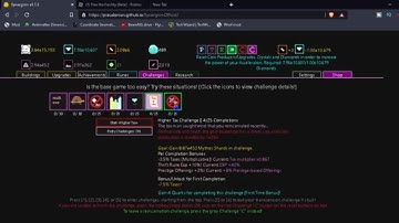 Synergism #8: Completing reincarnation challenges
