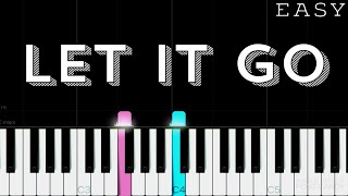 Let It Go (Frozen) | EASY Piano Tutorial Resimi