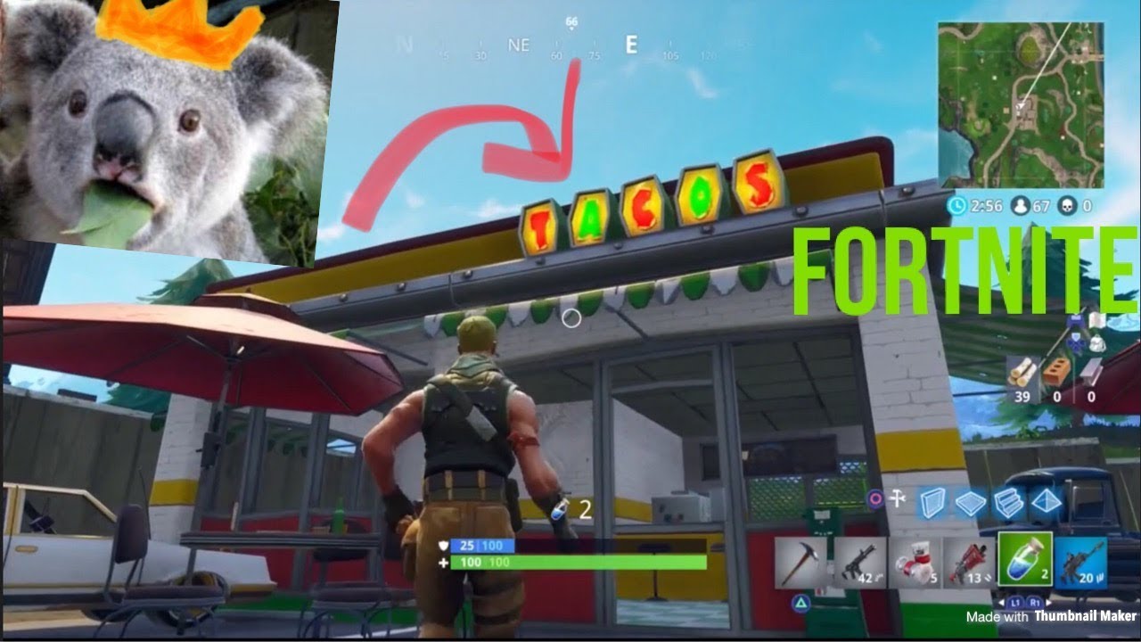 Fortnite Restaurant Tacos Free V Bucks Easter Egg