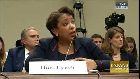 Rep. Jim Jordan (R-OH) Q/A with AG Loretta Lynch