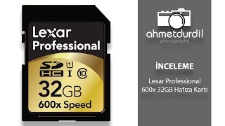 Lexar Professional 600x 32GB Hafıza Kartı İncelmesi