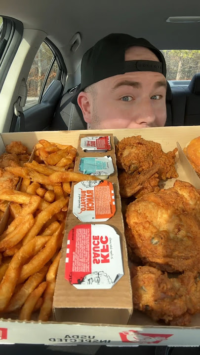 KFC $20 Fill Up Box 🍗 #shorts