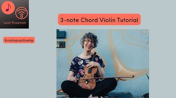 3 note chords violin tutorial