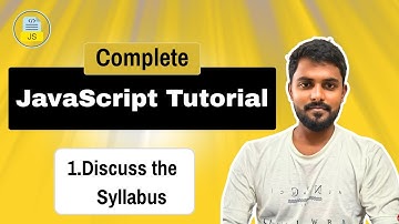 Lesson 01: JavaScript Syllabus Explained | Complete JavaScript Tutorial | By Khalid Alam