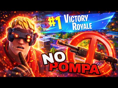 Provo a vincere una partita su fortnite senza usare mai il pompa!