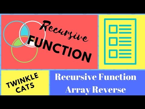 Recursive Function Complete Tutorial Bangla | Reverse Array Elements Using Recursive Function