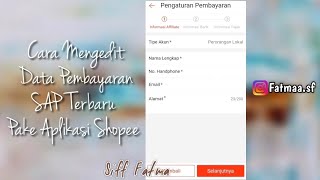 CARA MENGUBAH/MENGEDIT DATA PEMBAYARAN KOMISI SHOPEE AFFILIATES PROGRAM Terbaru 2023 | Gampang Bgt!