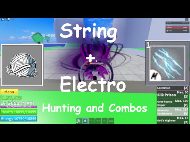 Blox Fruits String Combos :O 