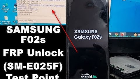 Samsung F02s (SM-E025F) FRP 1 Click Test Point By UMT Tool