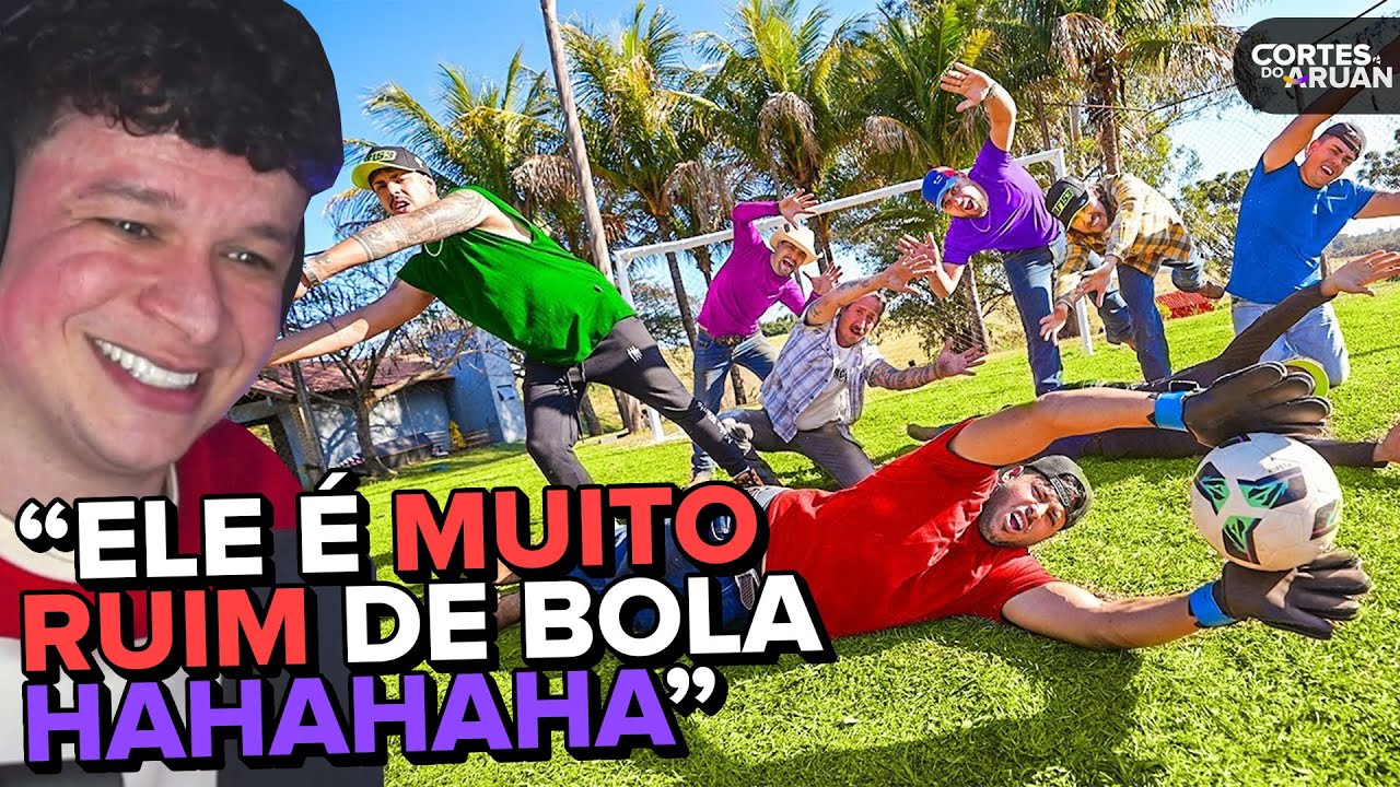 ARUAN REAGE: QUEM É O MELHOR GOLEIRO DA FAZENDA ? (RENATO GARCIA) - Cortes do Aruan