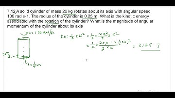 Ncert class 11th chapter 7 System Of Particles And Rotational Motion Question No 7.12