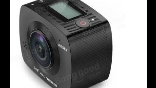 Elephone Elecam 360 Action Camera Mini Vr Camera 360 Degrees F2.0 Dual Lens 1080P 30Fps Sport Camera