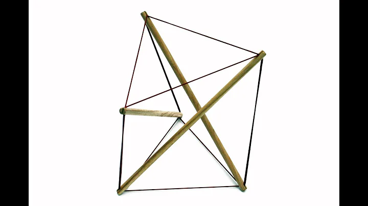 TensegriToy: Twist Objekt mit 3 Stben - building a...